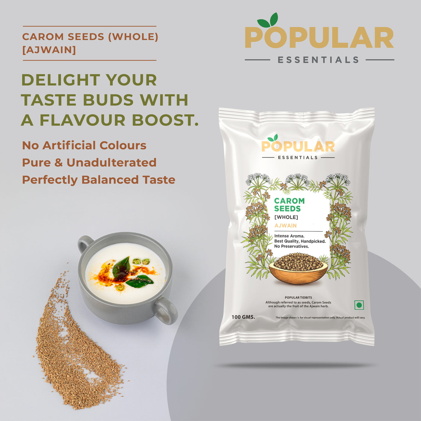Essentials Ajwain Seeds (Carom Seeds)