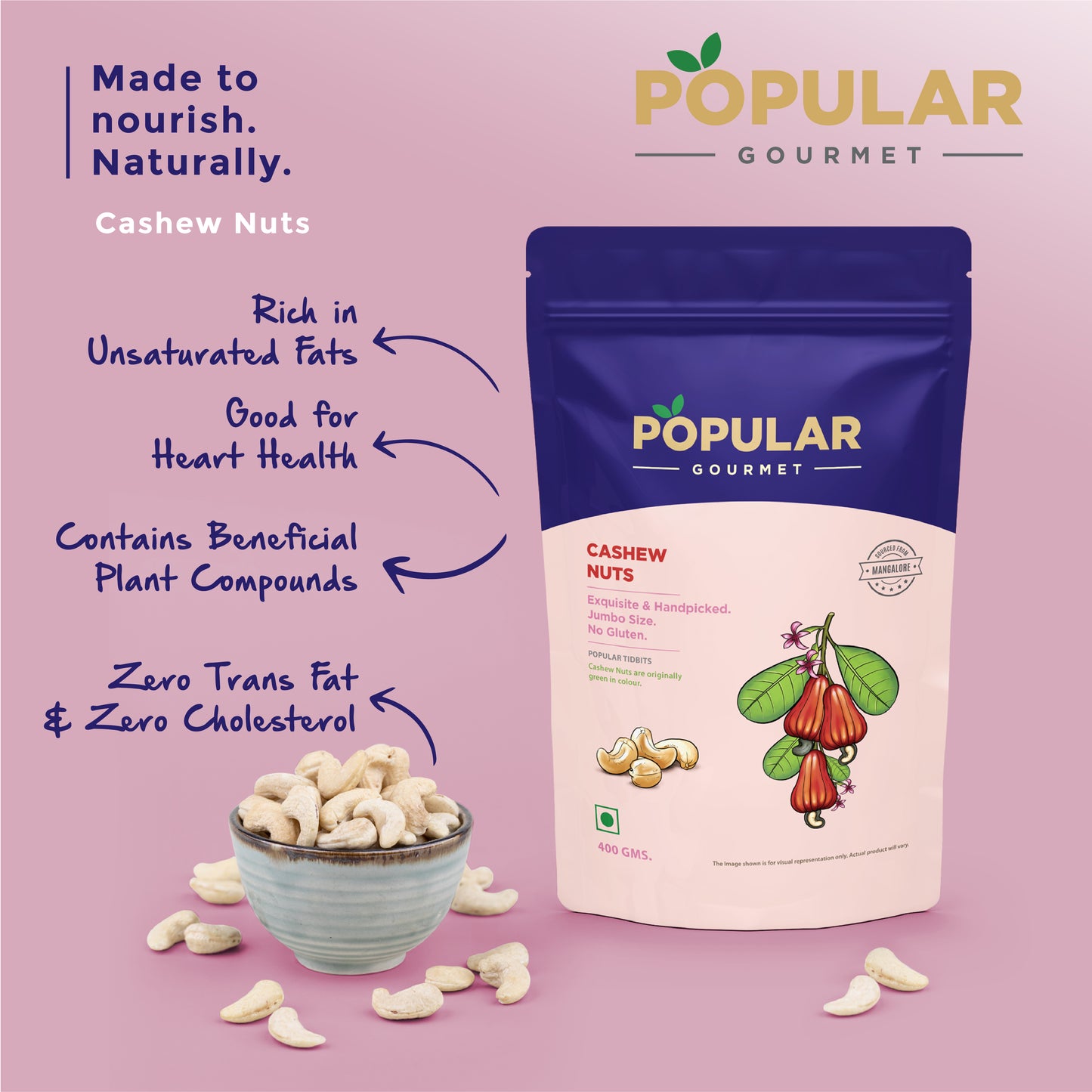 Exotic Raw Jumbo Cashew Nuts (Kaju)