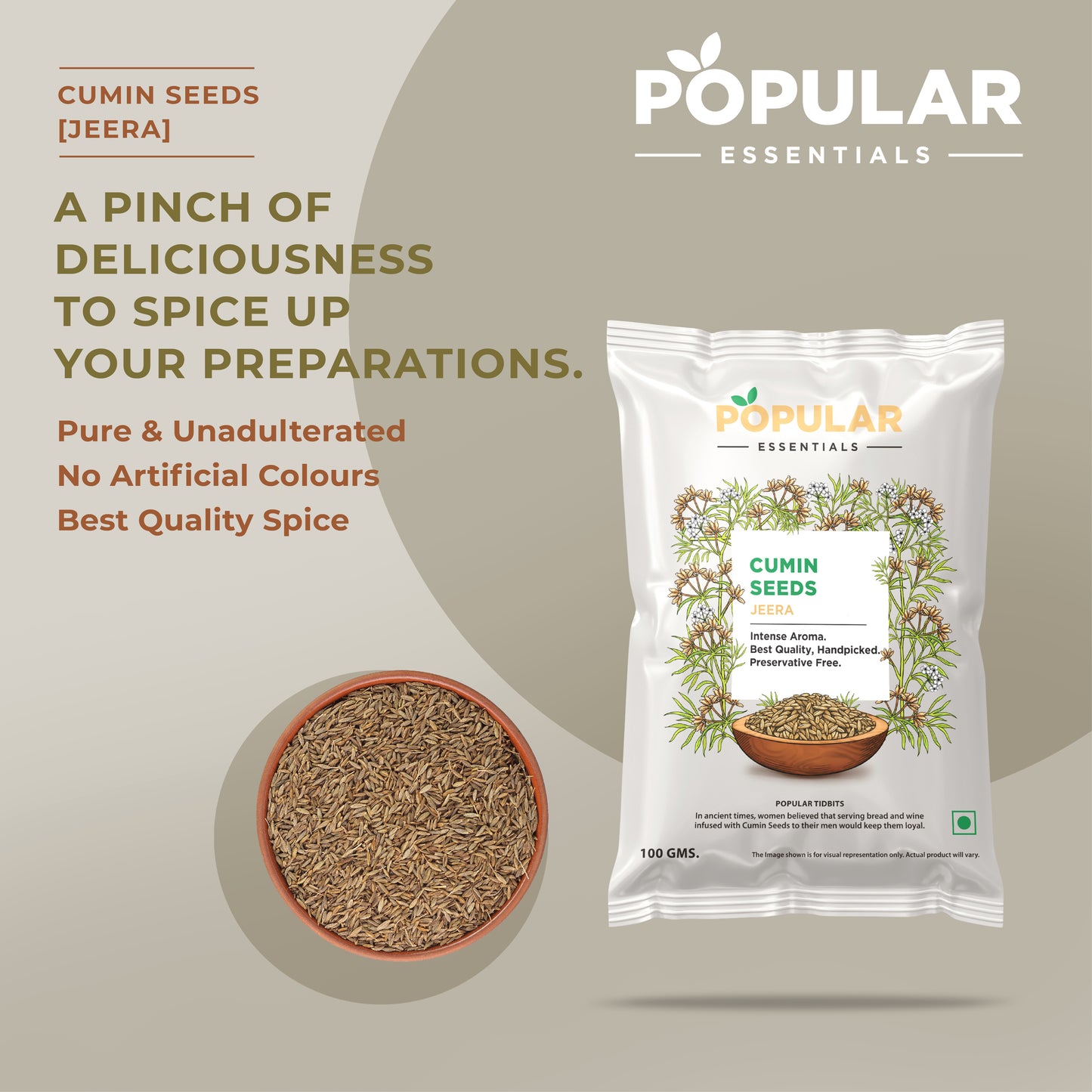 Essentials Cumin Seeds (Jeera)