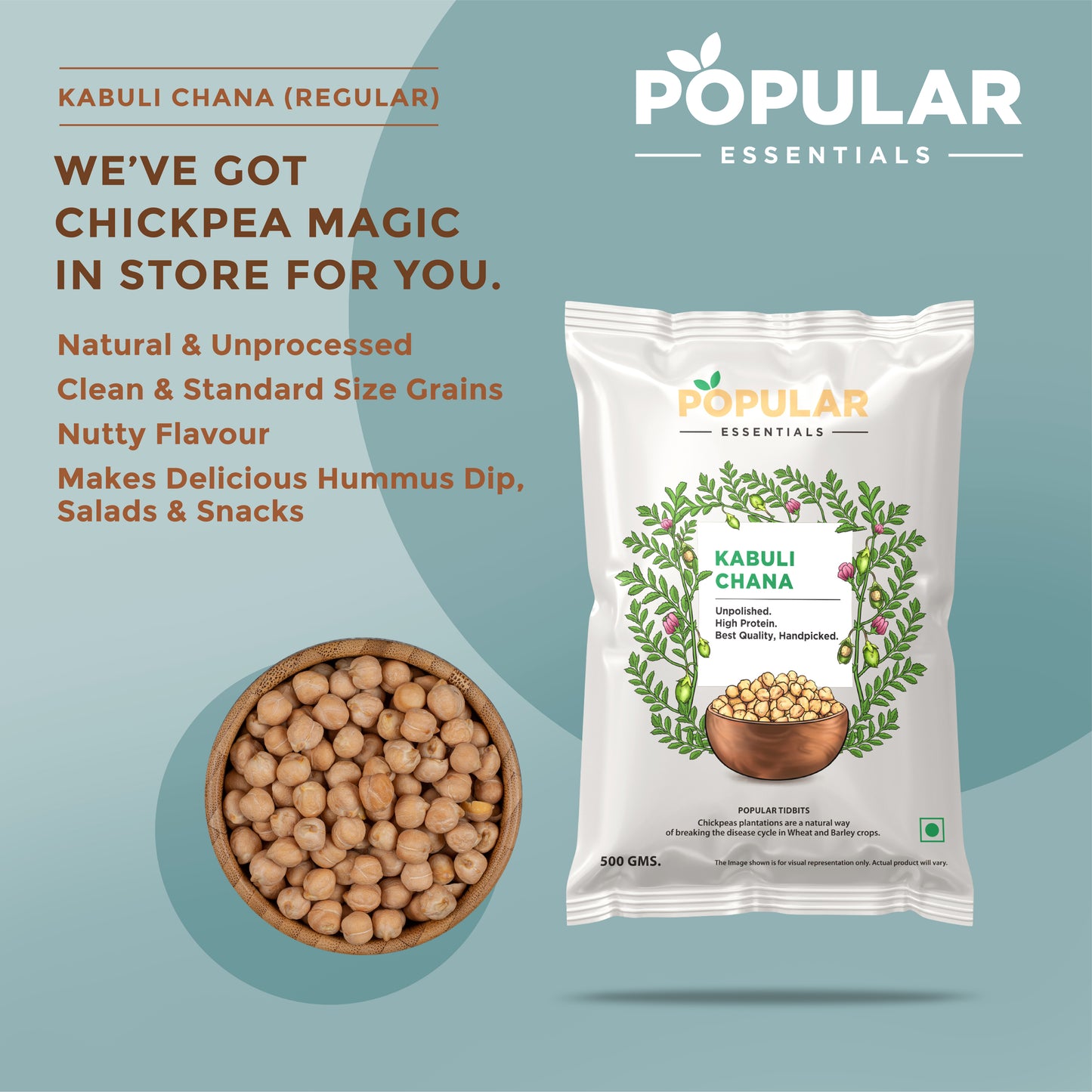 Essentials Kabuli Chana (Chickpeas)