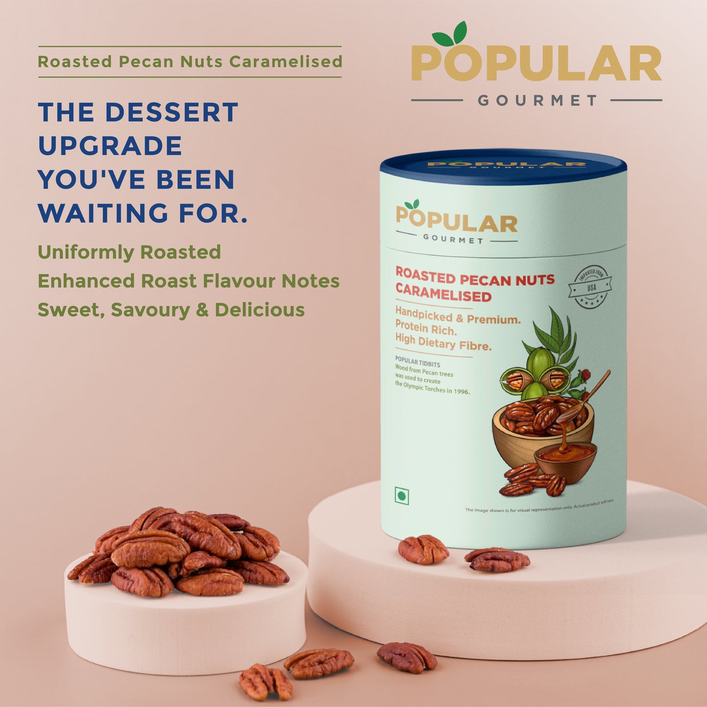 Exotic Roasted & Caramelised Pecan Nuts