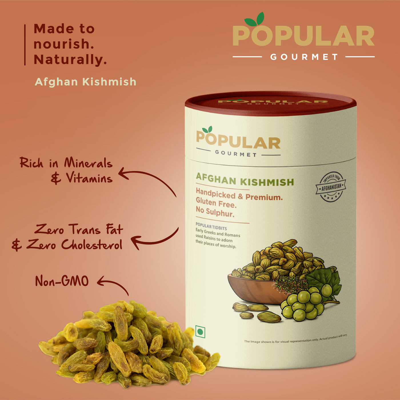 Exotic Afghani Green Raisins (Kishmish)