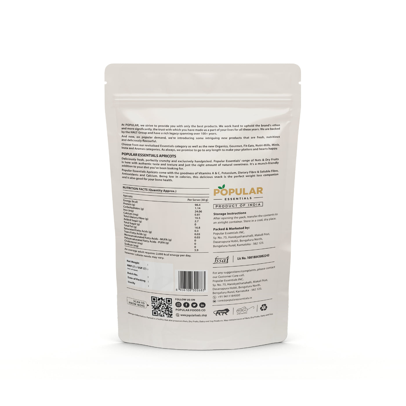 Essentials Apricot Giri (Khubani)