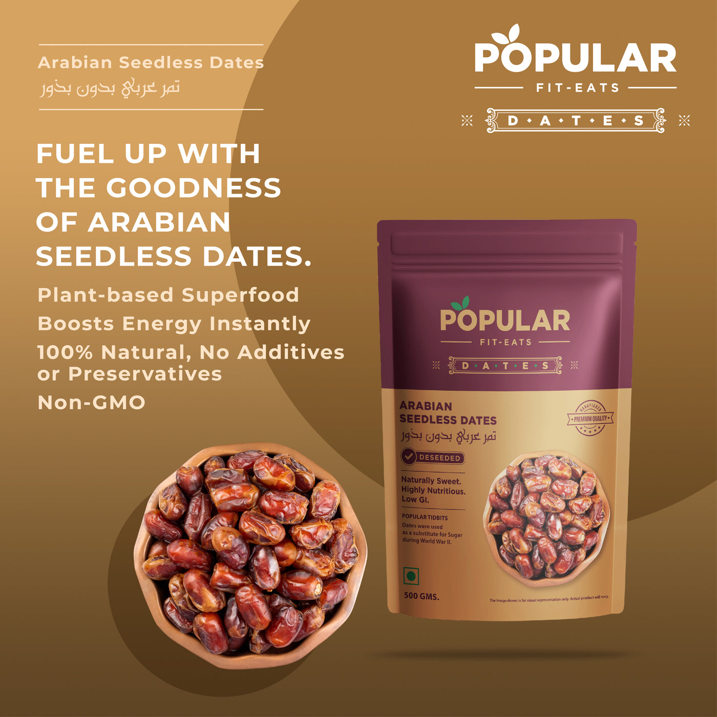 Fit Eats Seedless Arabian Dates