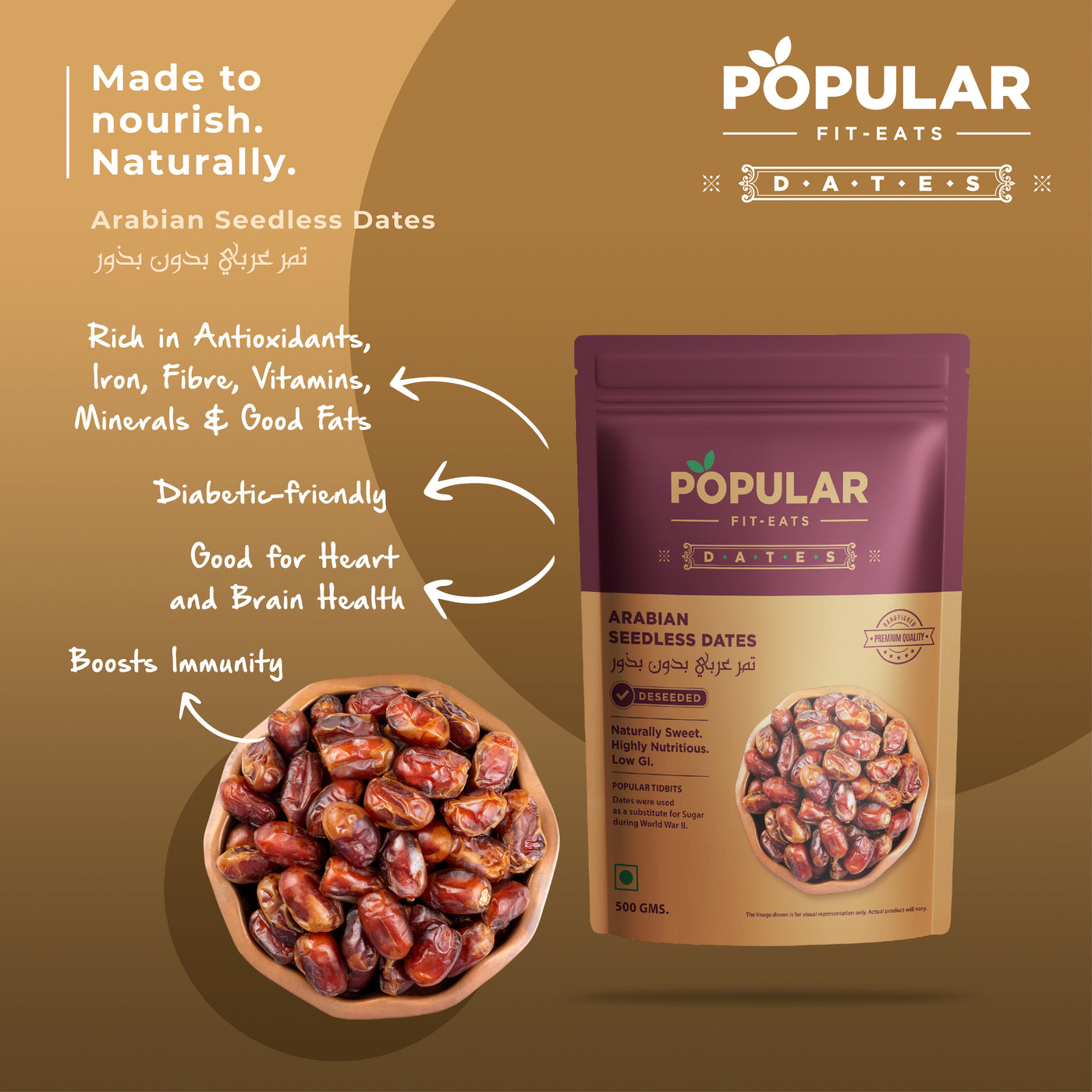 Fit Eats Seedless Arabian Dates