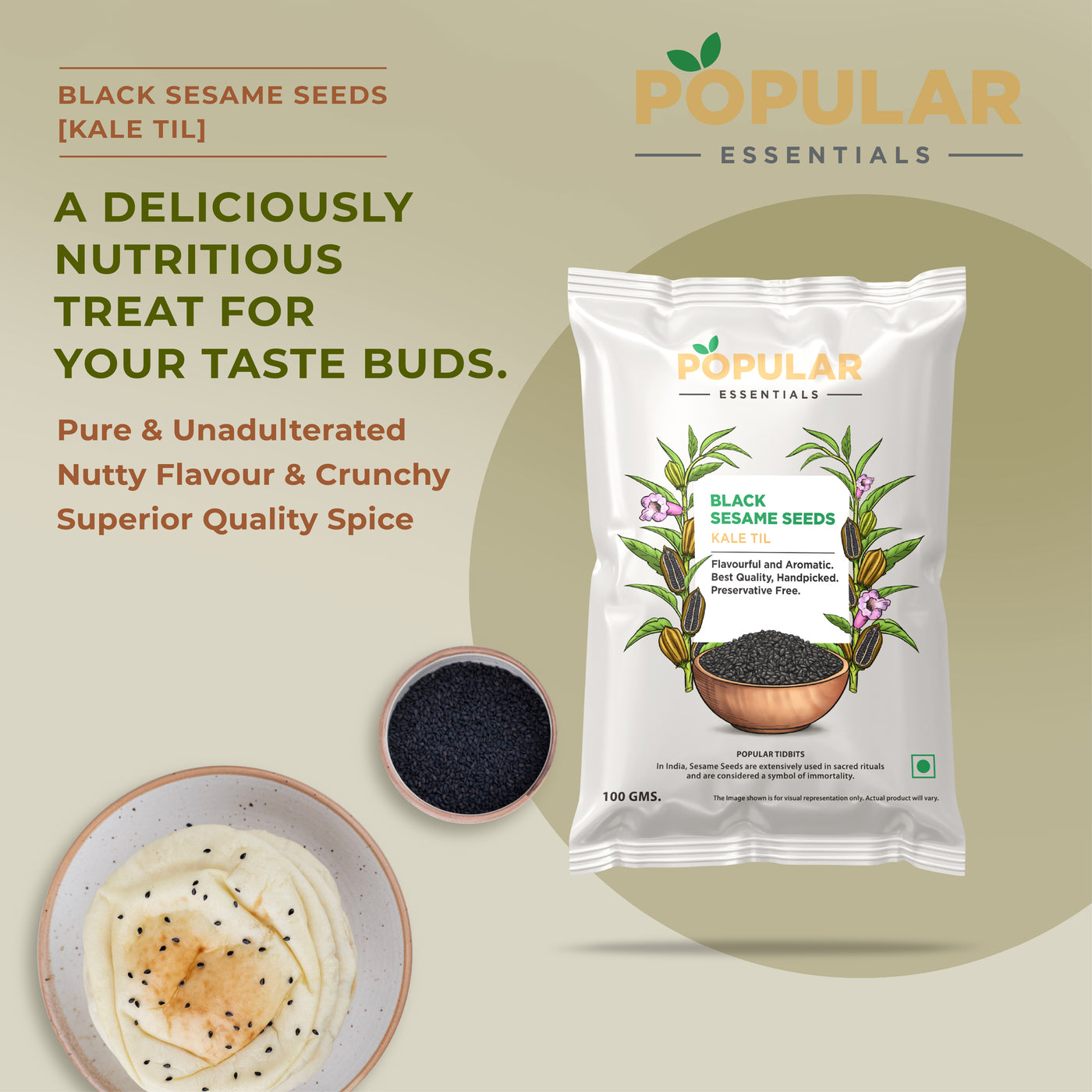 Essentials Black Til (Sesame Seeds)