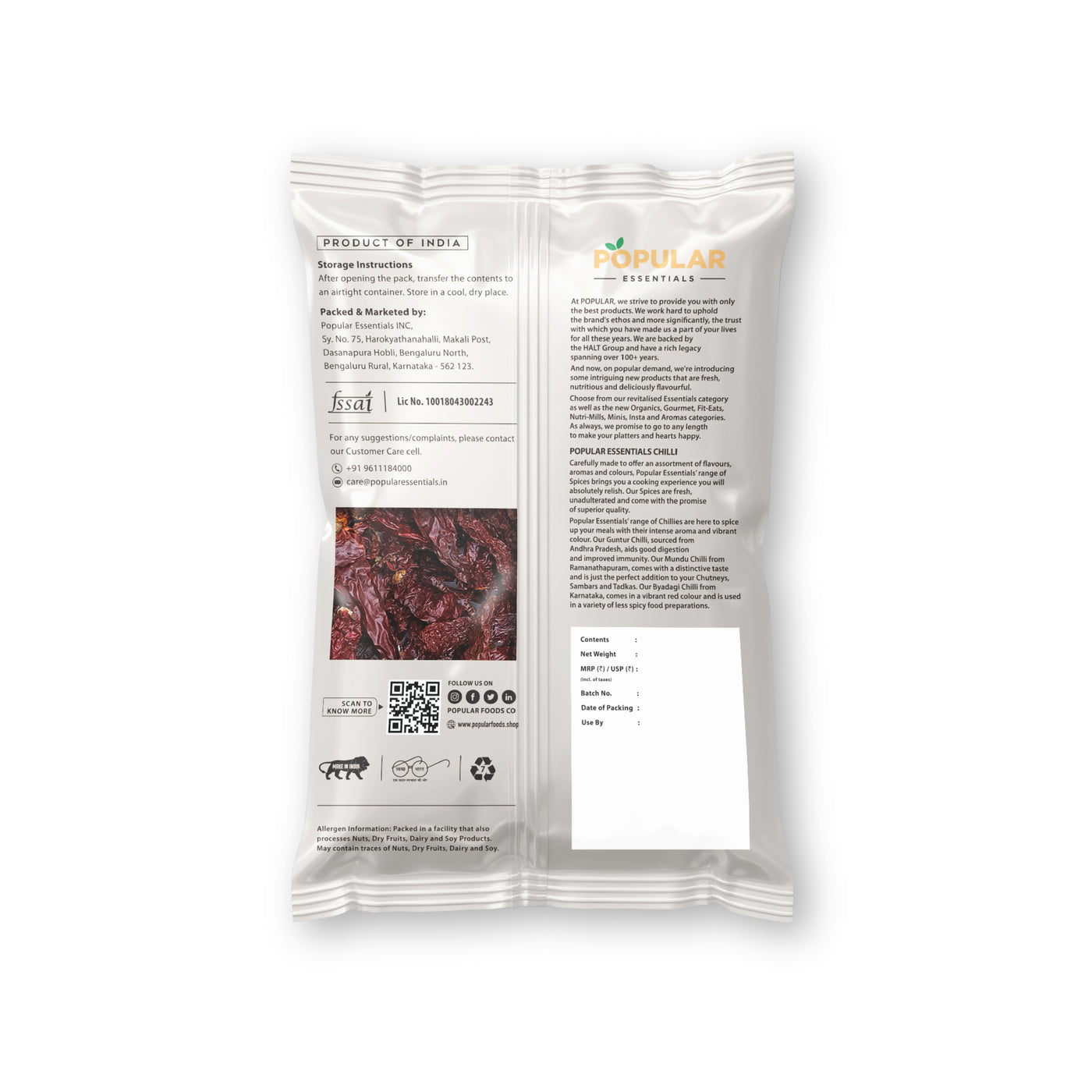 Essentials Byadagi Chilli (Pouch)