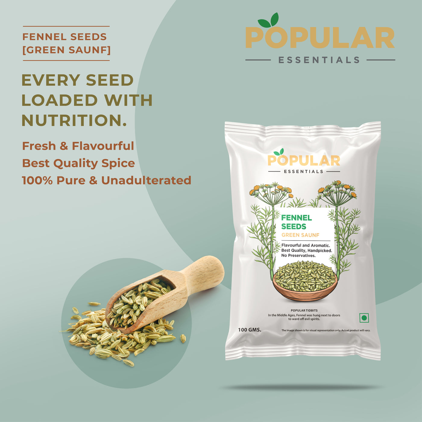 Essentials Fennel Seeds (Saunf)