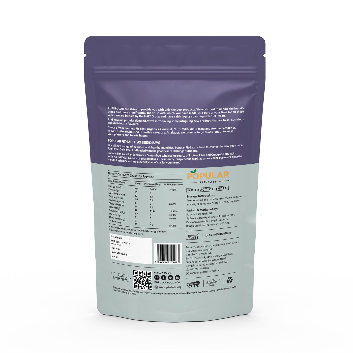 Fit Eats Raw Flax Seeds