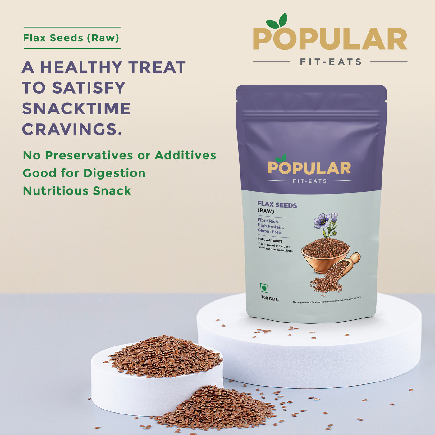 Fit Eats Raw Flax Seeds