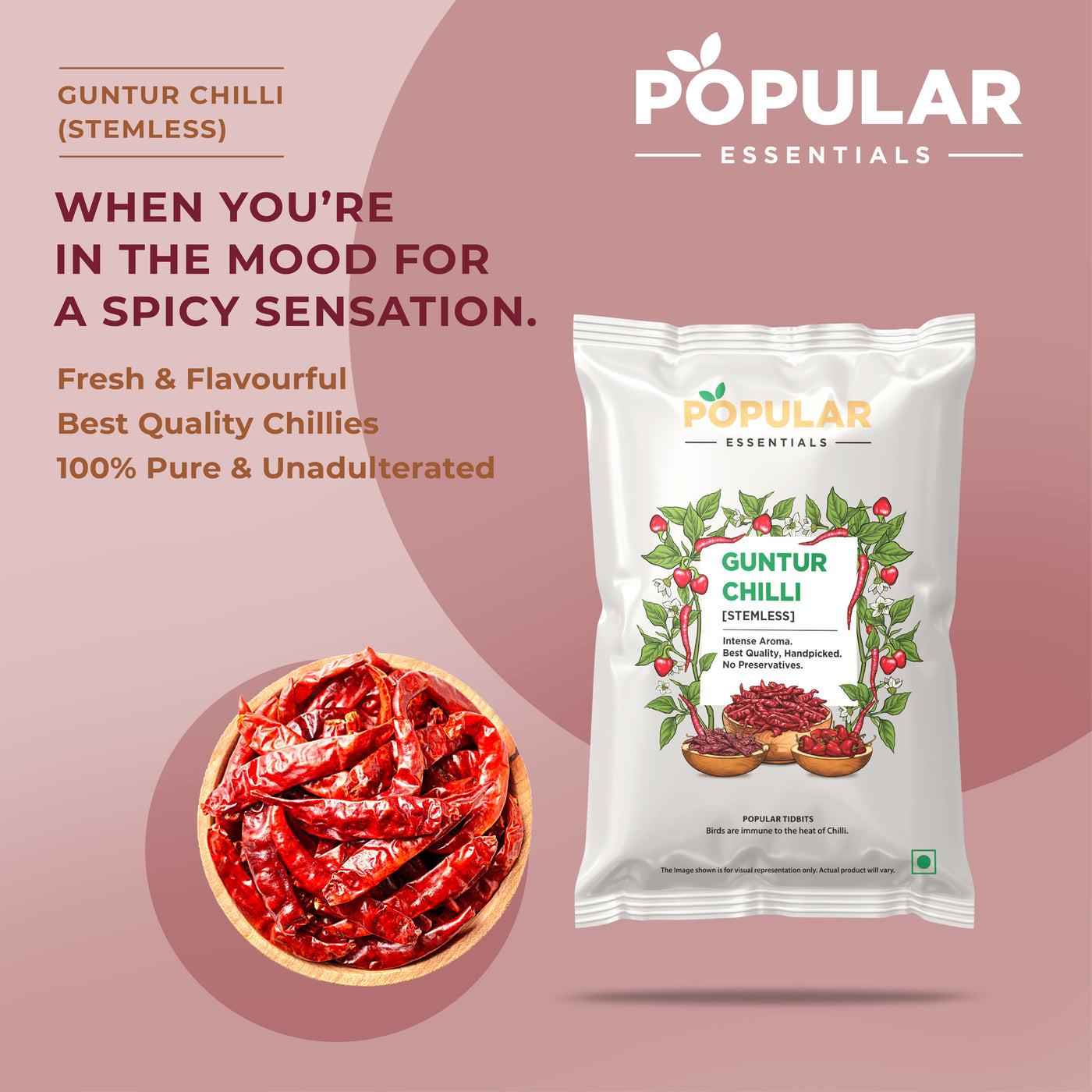Essentials Guntur Chilli (Steamless)