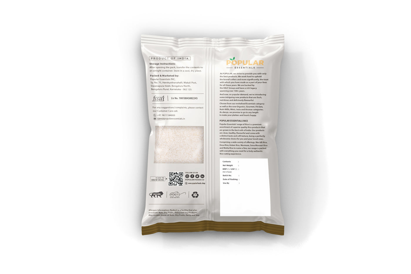 Essentials HMT Kolam Rice