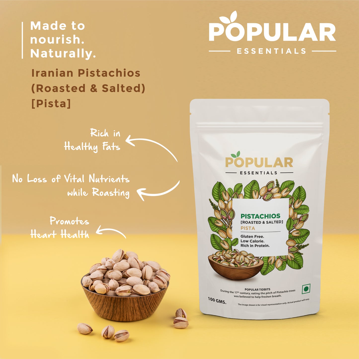 Essentials Iranian Pistachio Rosted & Salted