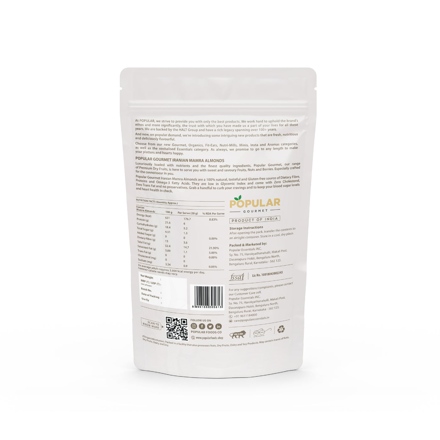 Exotic Iranian Mamra Almonds (Badam)