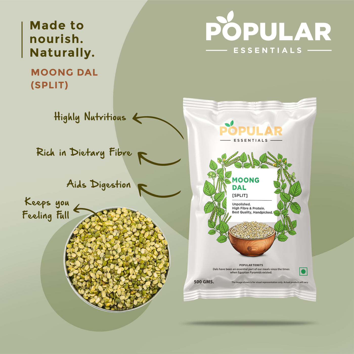 Essentials Premium Moong Dal