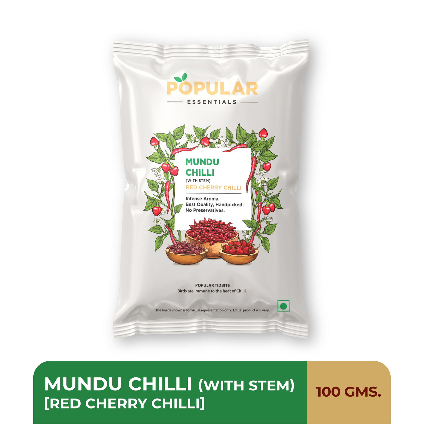 Essentials Gundu Chilli (Cherry Chilli)