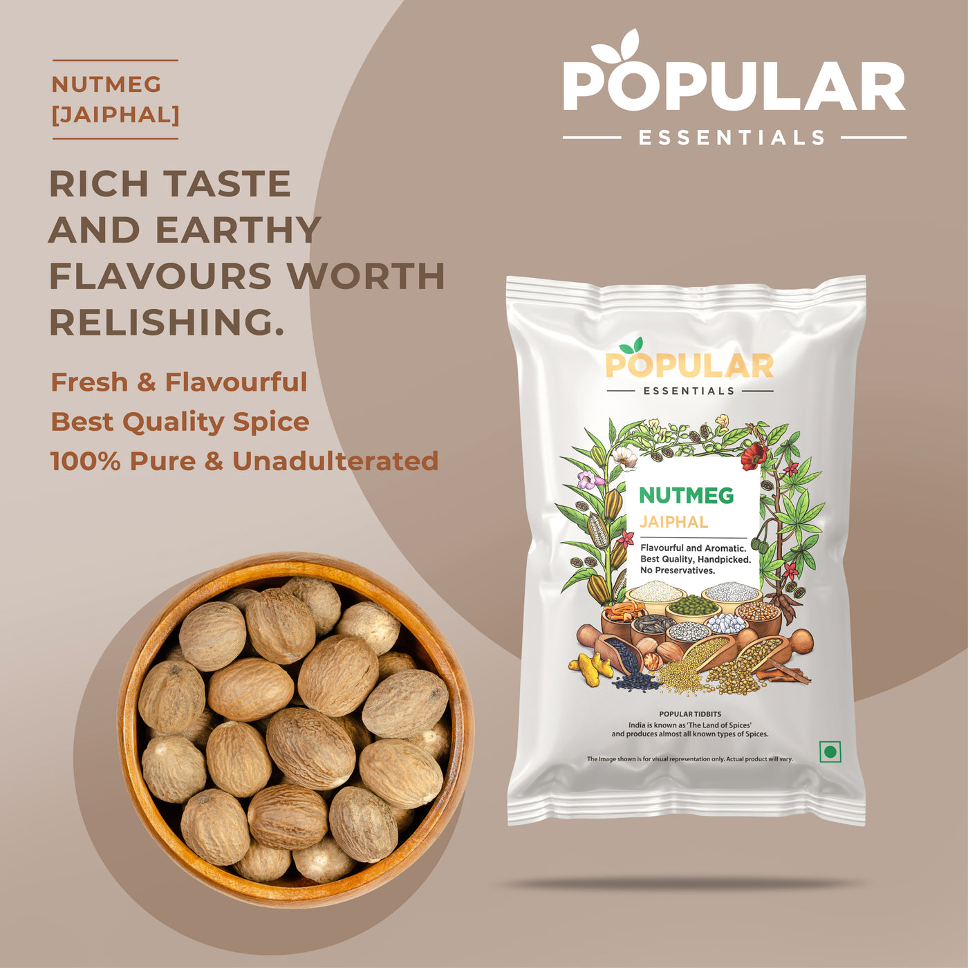 Essentials Nutmeg (Jayaphal)