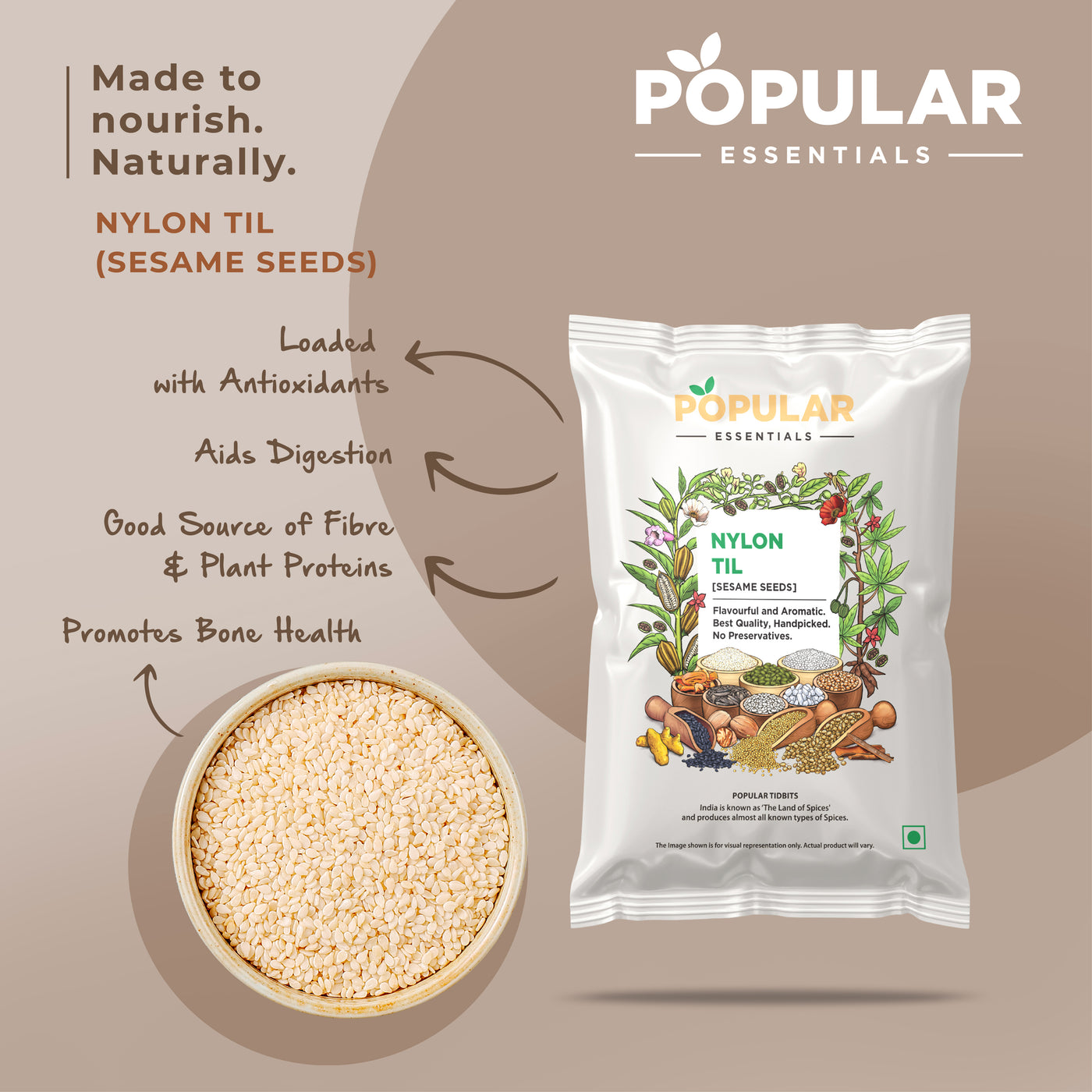Essentials Nylon Til (Sesame Seeds)