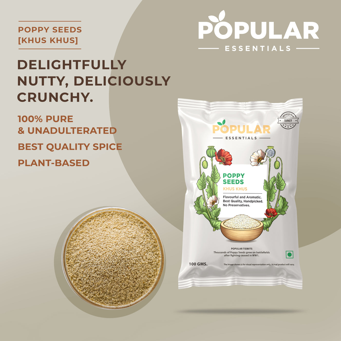 Essentials Poppy Seeds (Khus Khus)