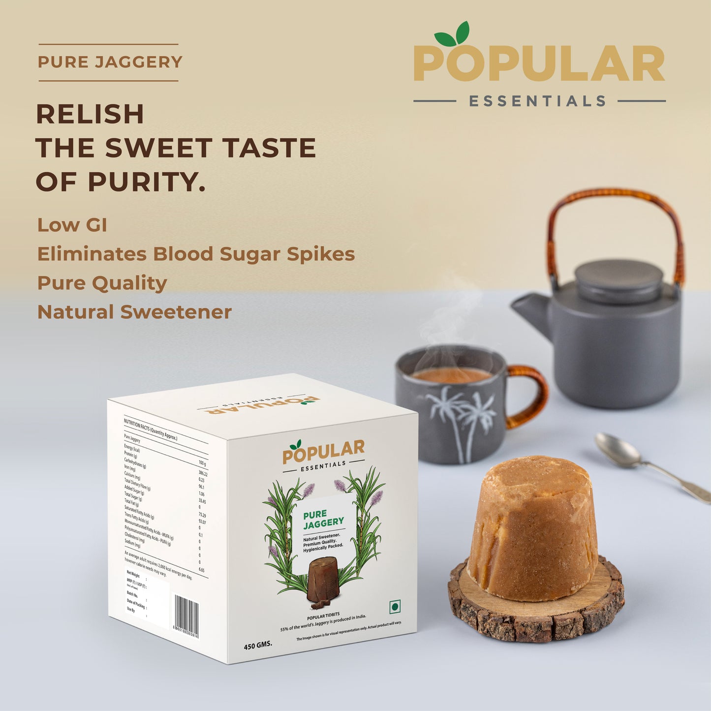 Essentials Pure Jaggery Bucket