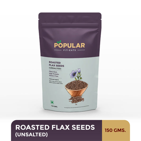 Fit Eats Roasted Flax Seeds (Unsalted)