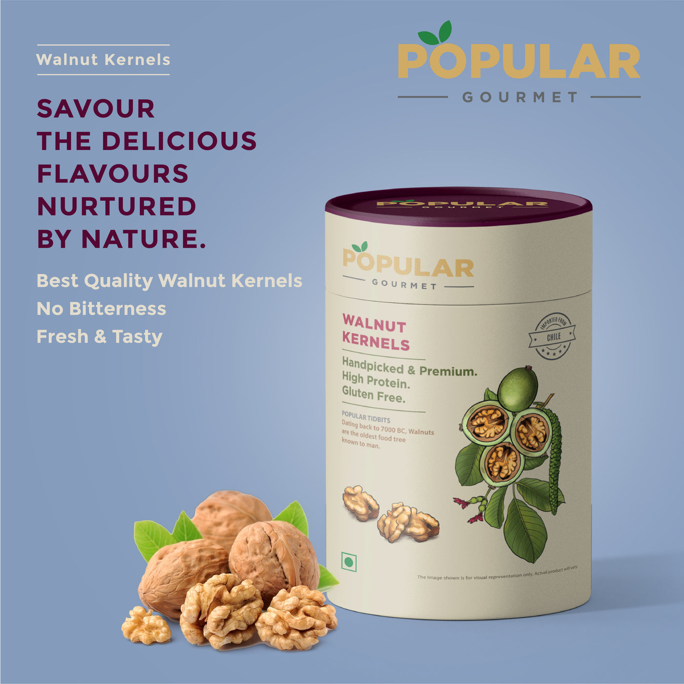 Exotic Chillean Walnut Kernels (Akhrot)