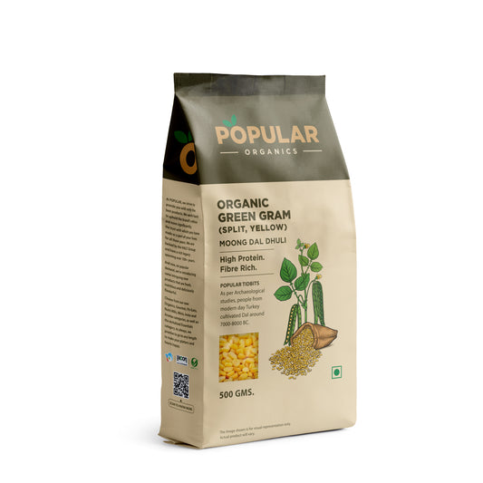 Organics Moong Dal Split  (Moong Dhuli)